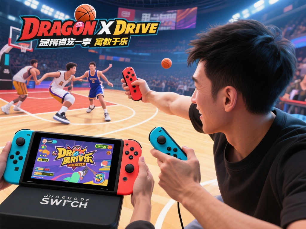 Switch2全新力作《Drag x Drive》：手摇Joy-Con激情扣篮！