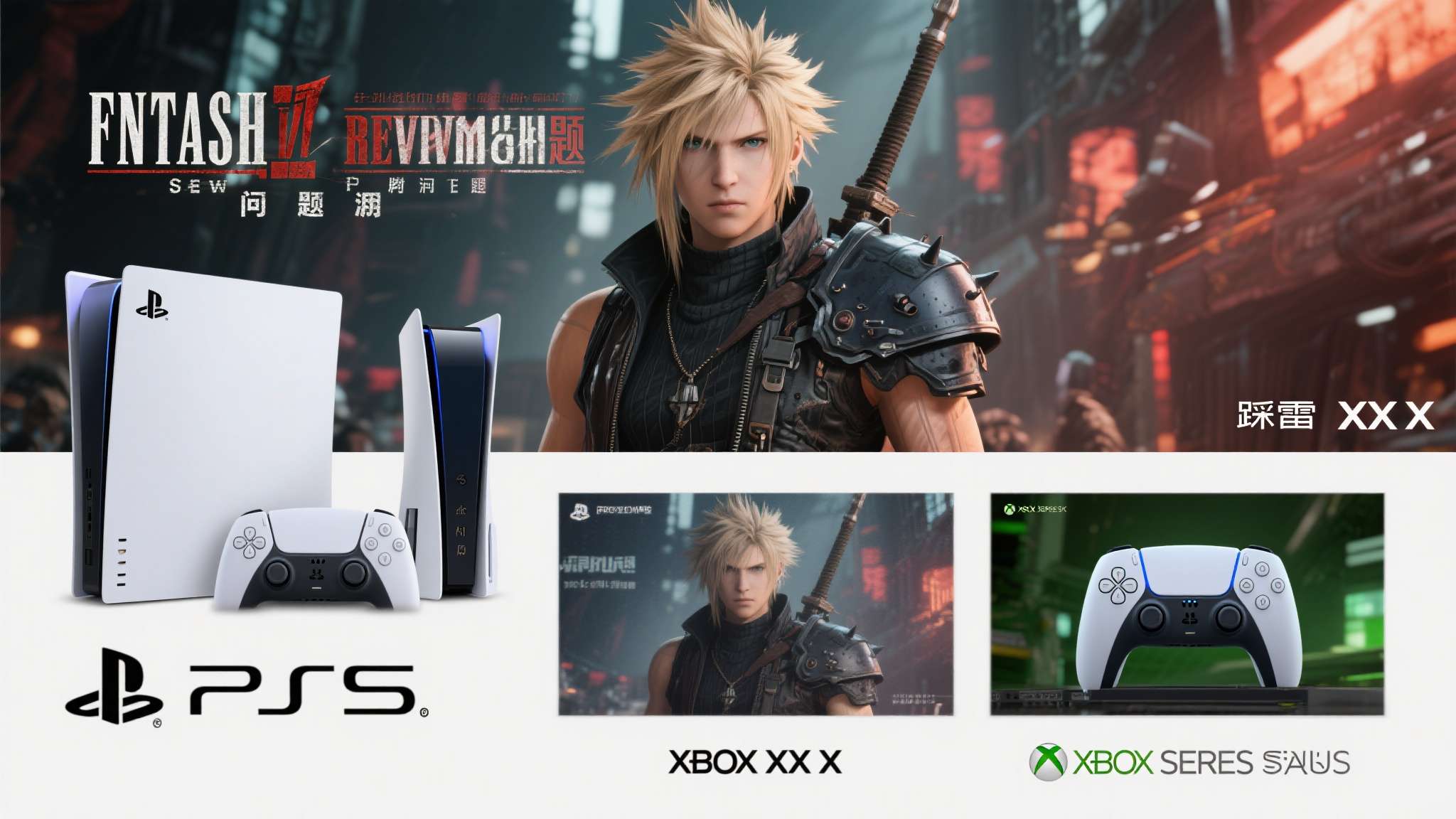 PS5最强!《FF7重生》三平台对比 XSS表现堪称灾难级 PS5最强!《FF7重生》三平台对比 XSS表现堪称灾难级